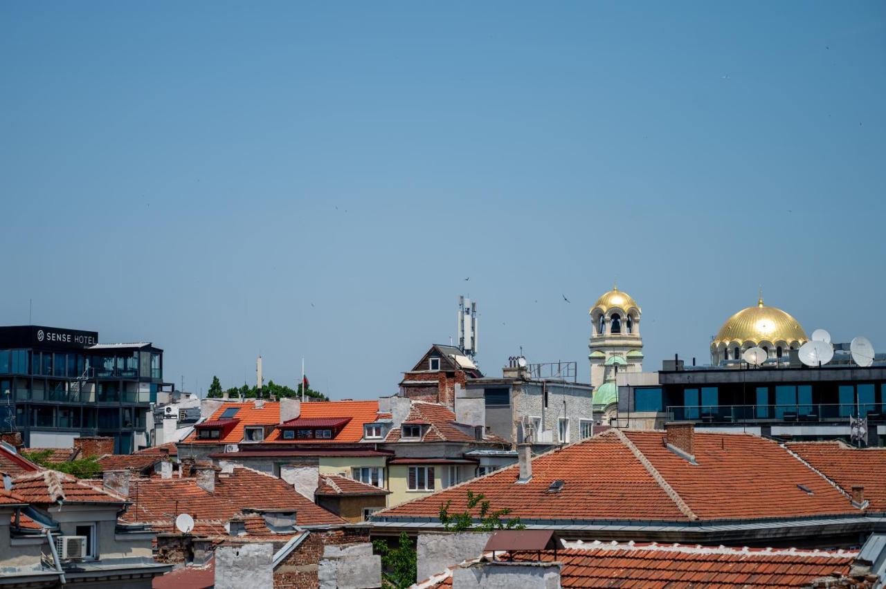Sunny Studio With A View In Top Center Sofia Eksteriør billede